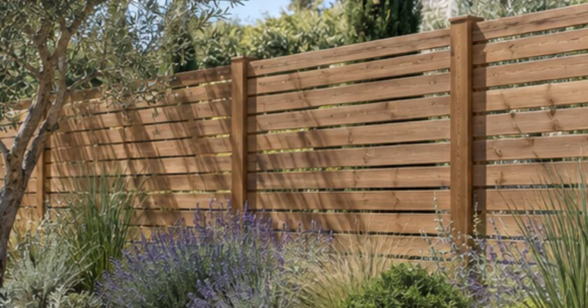 Pergola bois réalisée par Écorive Extérieurs